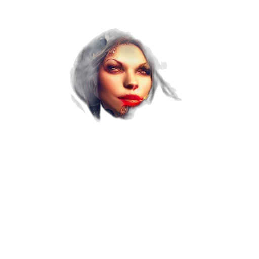 face, creature, mask, staff transparent PNG cut-out