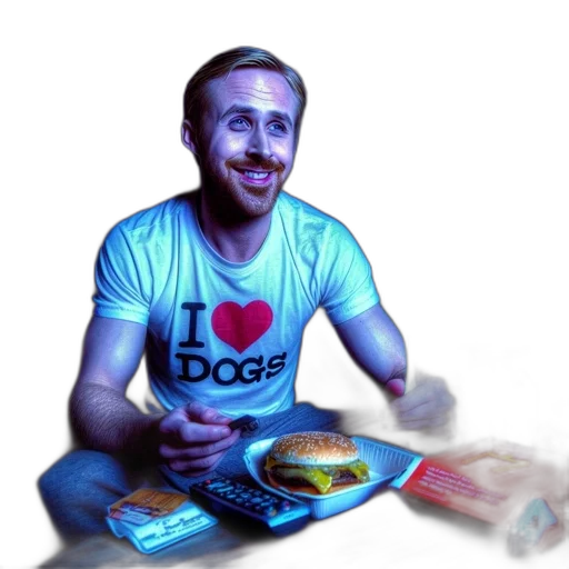 food, staff, robot, face transparent PNG cut-out