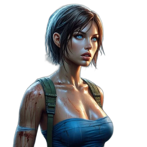 concept art, comic book art, fantasy art, pixel art transparent PNG cut-out