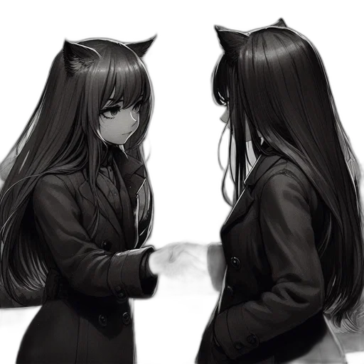 mask, jacket, anime, concept art transparent PNG cut-out