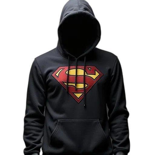 jacket, 3d render, comic book art, hooded transparent PNG cut-out