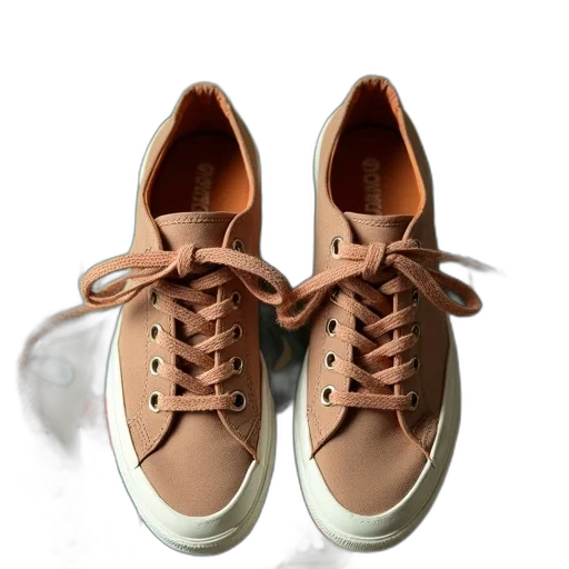 shoes, 3d render, photorealistic, earth tones transparent PNG cut-out