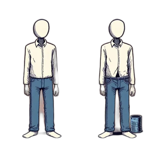 jacket, staff, robot, concept art transparent PNG cut-out