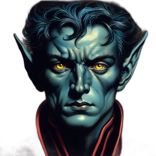 face, staff, fantasy art, concept art transparent PNG cut-out