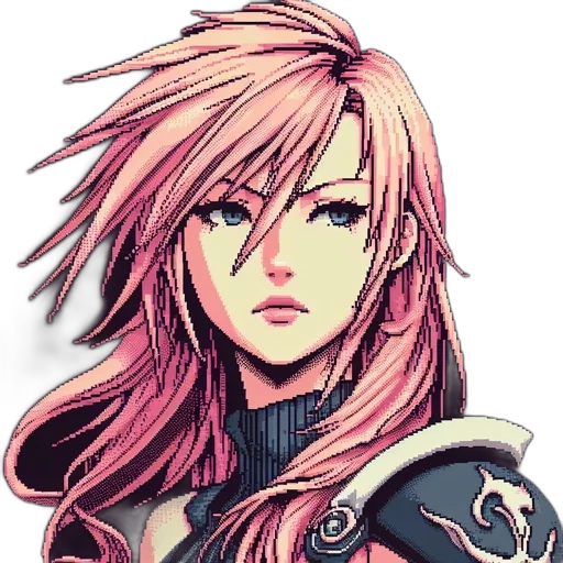 face, hair, staff, weapon transparent PNG cut-out