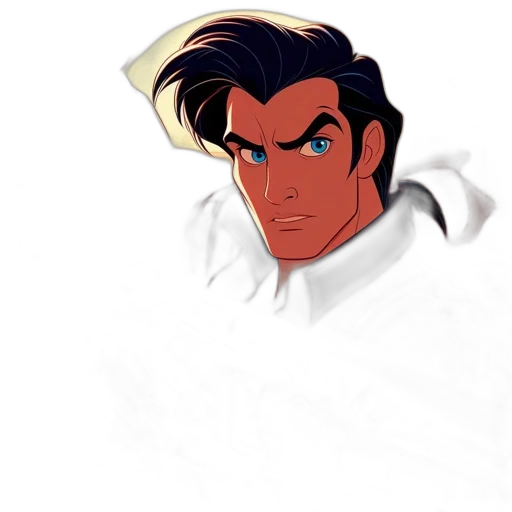 face, staff, jacket, sword transparent PNG cut-out