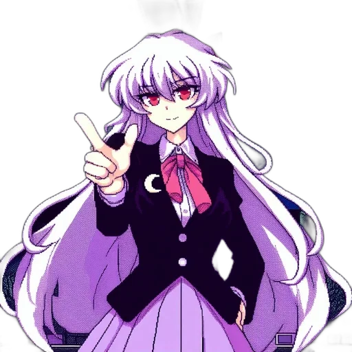staff, jacket, hair, anime transparent PNG cut-out