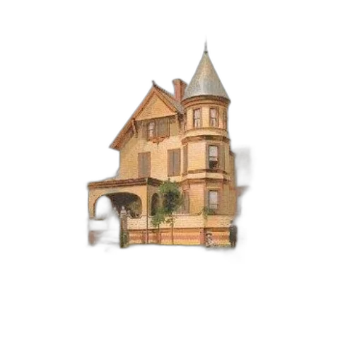 building, furniture, crown, 3d render transparent PNG cut-out