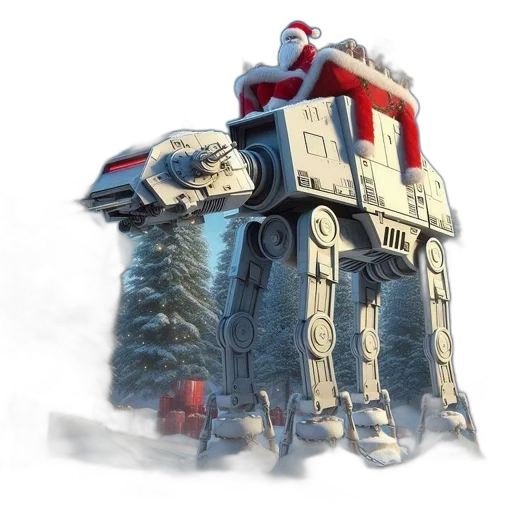 robot, weapon, concept art, 3d render transparent PNG cut-out