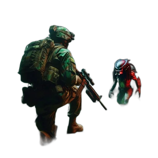 weapon, creature, animal, robot transparent PNG cut-out