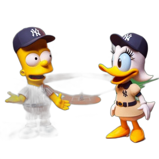 concept art, 3d render, cartoon, homer transparent PNG cut-out