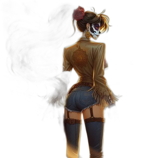 mask, dress, staff, jacket transparent PNG cut-out