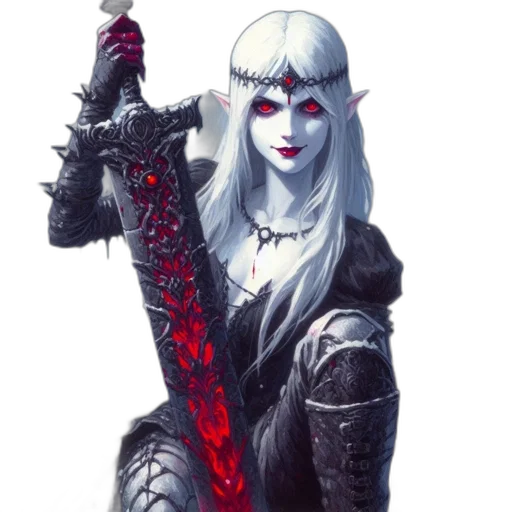 sword, staff, weapon, fantasy art transparent PNG cut-out