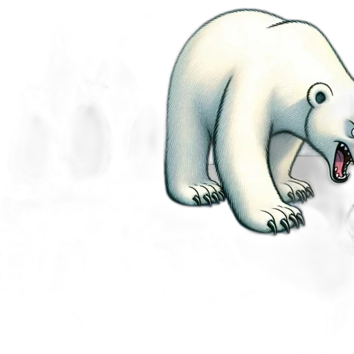 animal, creature, concept art, watercolor transparent PNG cut-out