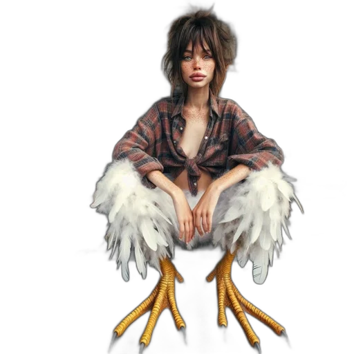 animal, hair, concept art, photorealistic transparent PNG cut-out