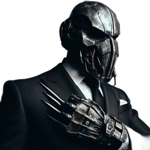 mask, robot, face, concept art transparent PNG cut-out