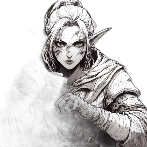 dragon, mask, face, staff transparent PNG cut-out