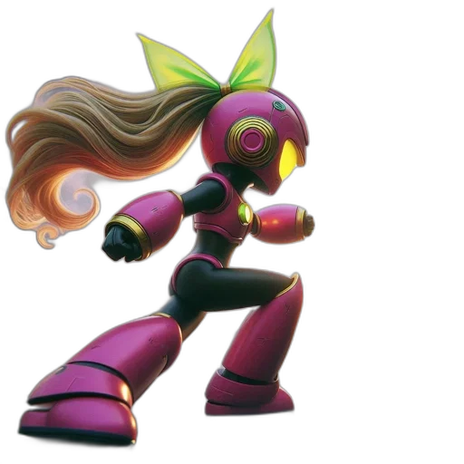 robot, hair, weapon, concept art transparent PNG cut-out