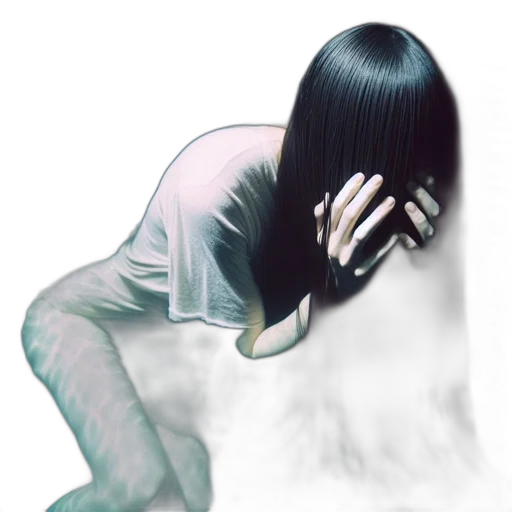 hair, mask, creature, face transparent PNG cut-out