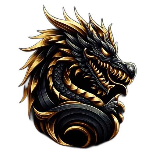 dragon, staff, jewelry, fantasy art transparent PNG cut-out