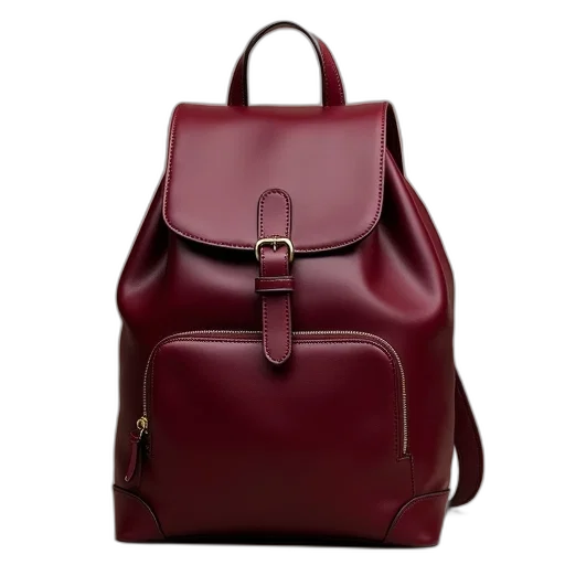 everyday, backpack, burgundy, herstle transparent PNG cut-out