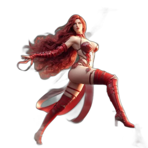 fantasy art, concept art, comic book art, 3d render transparent PNG cut-out