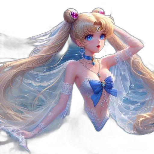dress, fantasy art, concept art, anime transparent PNG cut-out