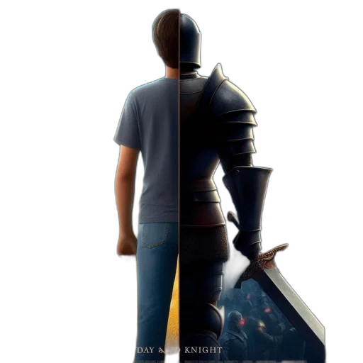 sword, weapon, jacket, robot transparent PNG cut-out