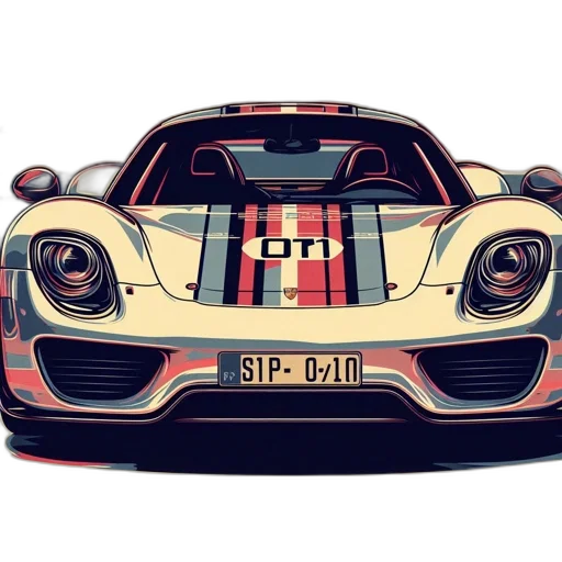 car, animal, 3d render, photorealistic transparent PNG cut-out