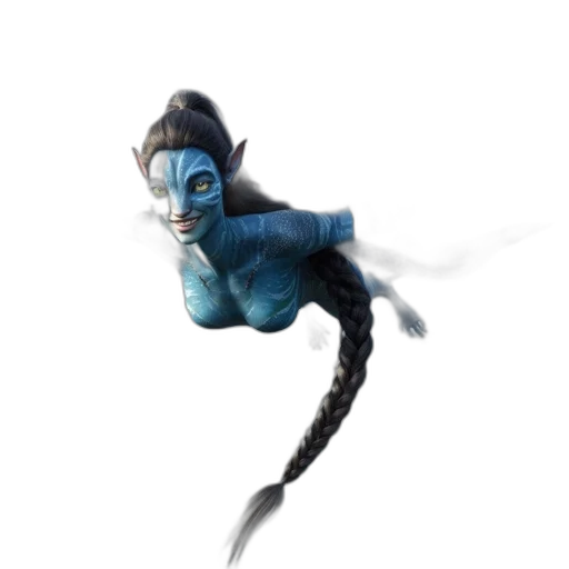 creature, staff, mask, dragon transparent PNG cut-out