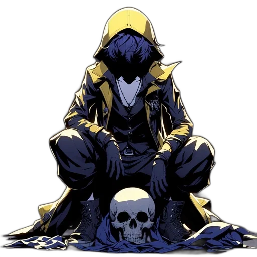 mask, concept art, comic book art, pixel art transparent PNG cut-out