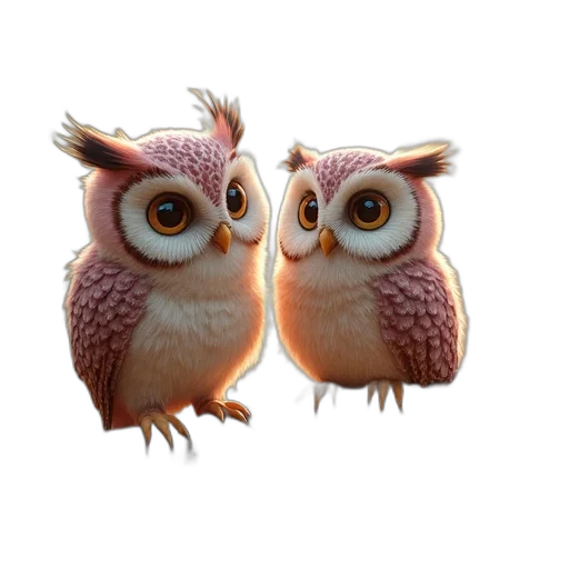 animal, face, 3d render, concept art transparent PNG cut-out