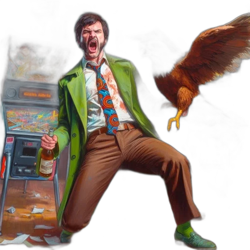 jacket, concept art, comic book art, photorealistic transparent PNG cut-out