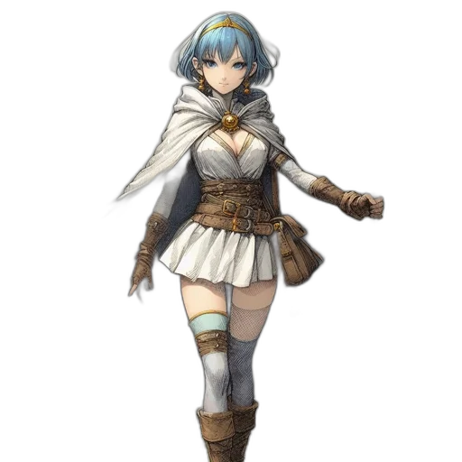 sword, staff, weapon, dress transparent PNG cut-out