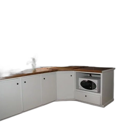 furniture, 3d render, cozy, kitchen transparent PNG cut-out