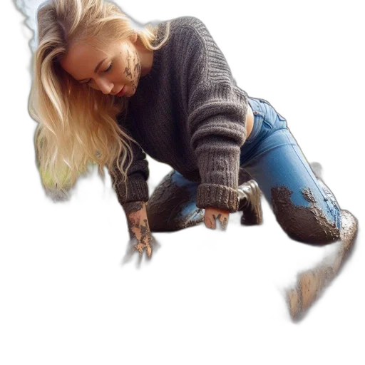 hair, jacket, shoes, dragon transparent PNG cut-out