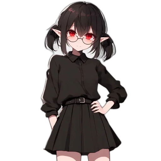 staff, jacket, dress, creature transparent PNG cut-out