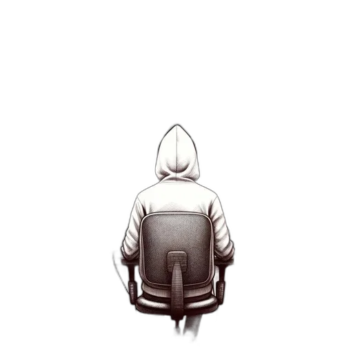 jacket, robot, creature, face transparent PNG cut-out