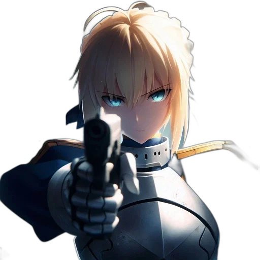 weapon, robot, staff, jacket transparent PNG cut-out