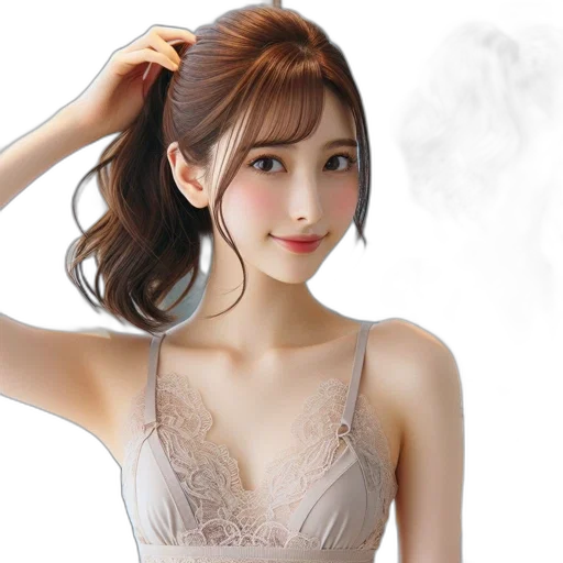 dress, hair, mask, jewelry transparent PNG cut-out