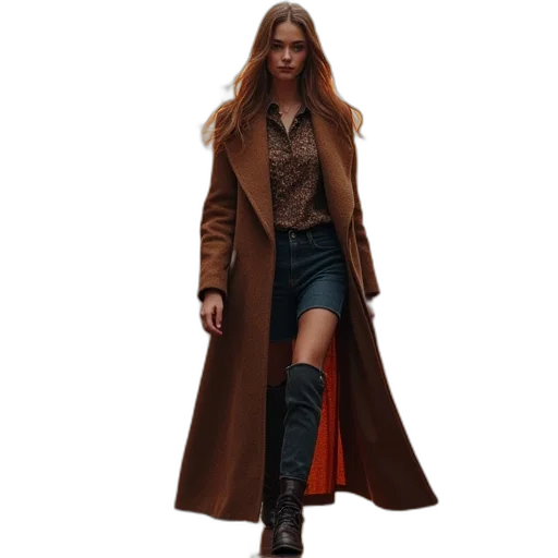 jacket, concept art, photorealistic, earth tones transparent PNG cut-out