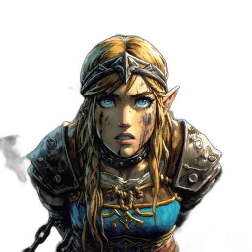 face, staff, sword, dragon transparent PNG cut-out
