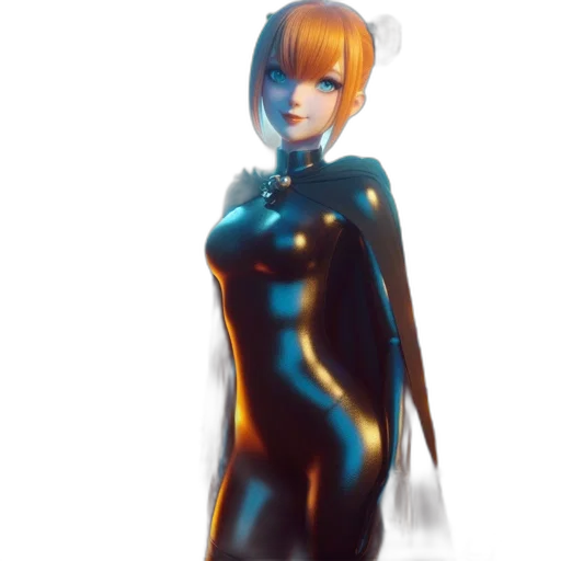 dress, robot, face, staff transparent PNG cut-out