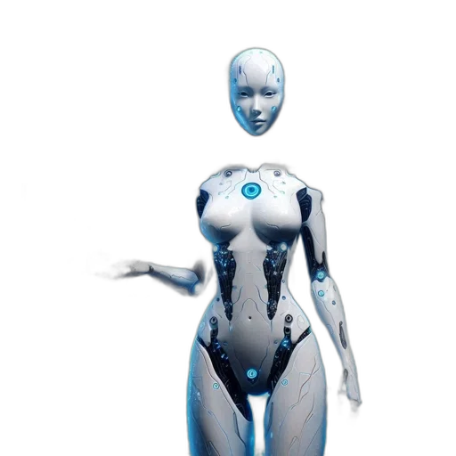 robot, dress, creature, concept art transparent PNG cut-out