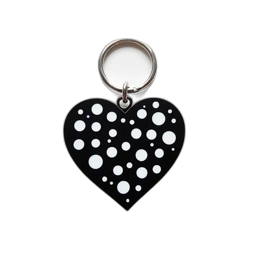 jewelry, black, white, polka transparent PNG cut-out