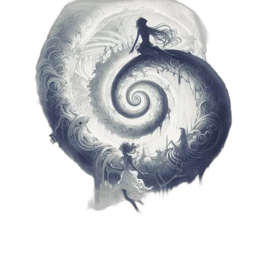 hair, mask, umbrella, creature transparent PNG cut-out