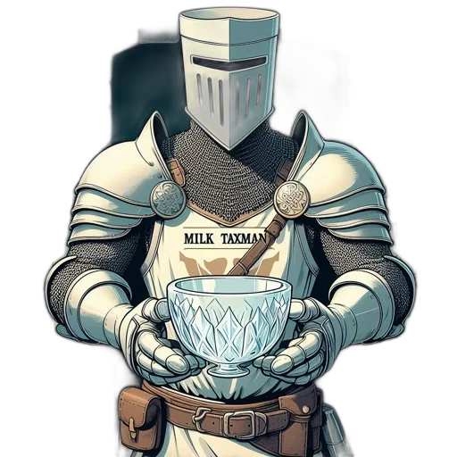 robot, mask, weapon, crown transparent PNG cut-out