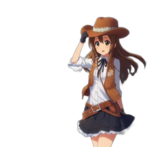 hat, jacket, staff, animal transparent PNG cut-out