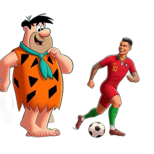 cartoon, concept art, 3d render, two transparent PNG cut-out