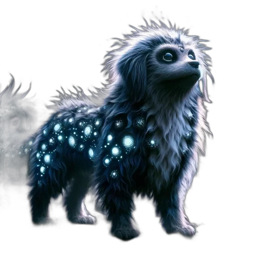 creature, animal, dragon, staff transparent PNG cut-out